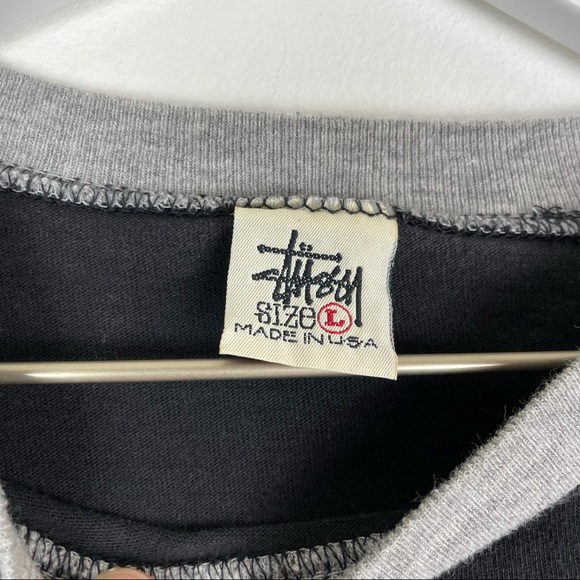 Vintage Stussy Longsleeve Shirt Women’s size Large Made in USA Stussy - Picture 2 of 6